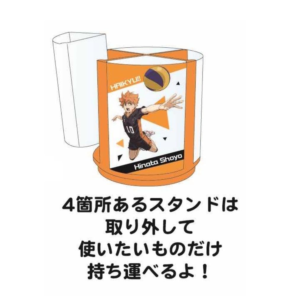 Компания K Haikyuu! ! Вращающаяся подставка для ручек средней школы Карасуно HQ-PE-KK