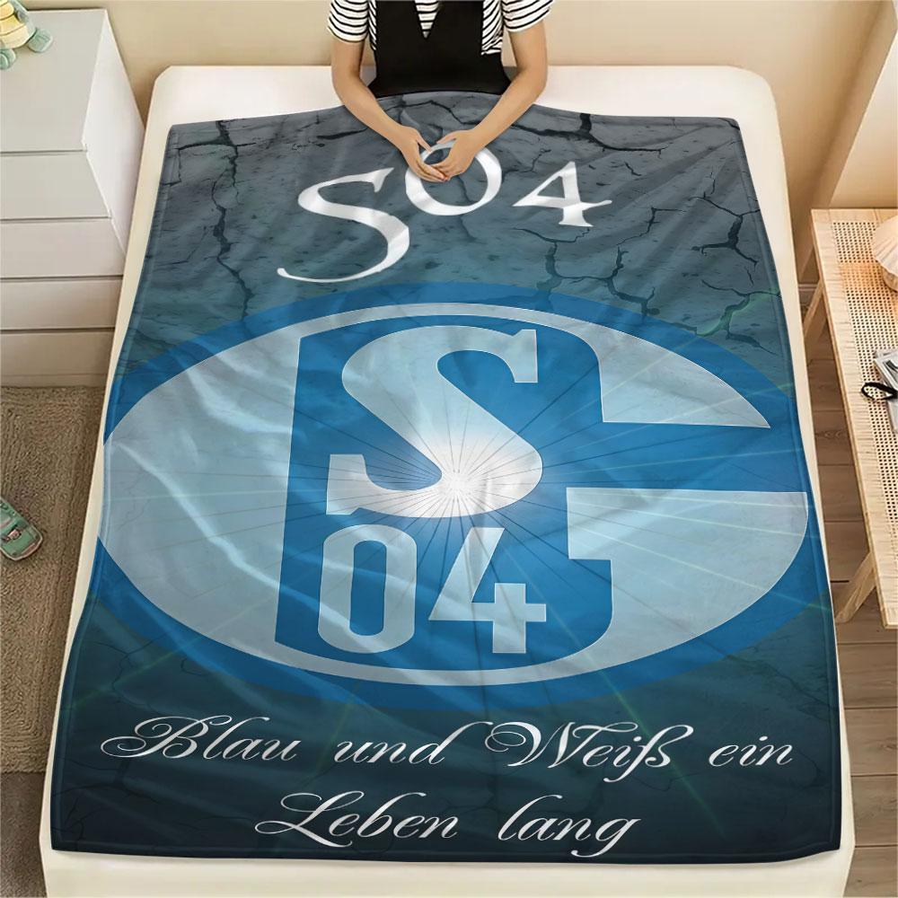 Schalke logo Blanket, High quality Comfortable for All Seasons, Home Decor, Warmth and Comfort