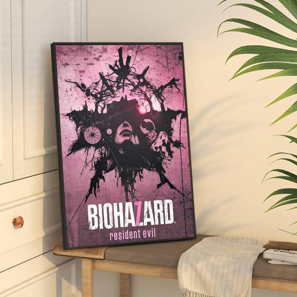 Игра R-resident Evil Аниме Постеры Липкая Белая Бумажная Наклейка DIY Комната Бар Кафе Кавайная Декор Комнаты