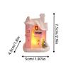 Resin LED Light Snow House Cute Christmas House Ornament  Party Favors