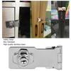 2pcs 3 Inch Keyed Hasp Lock Stainless Steel Door Hasp Lock Safety Locking Hasp  Toolboxes
