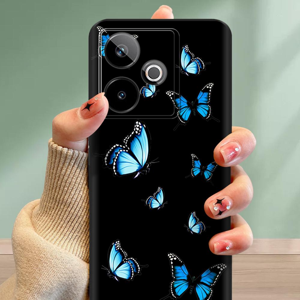 Чехол для Realme GT 7 Силиконовый Мягкий ТПУ Задняя крышка телефона Для Realme GT 7T Чехол Милые Мультяшные Чехлы Для Oppo Realme GT7 Fundas Сумки
