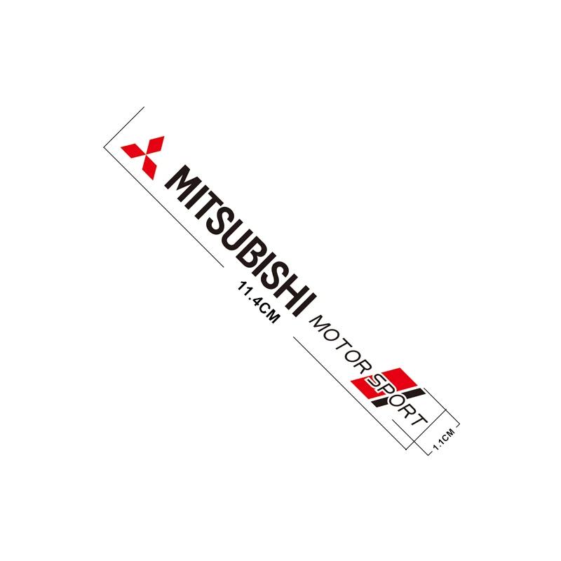 4Pcs Car Logo Styling Waterproof Body Stickers for Mitsubishi Eclipse Cross, Lancer, Outlander – Car Decoration