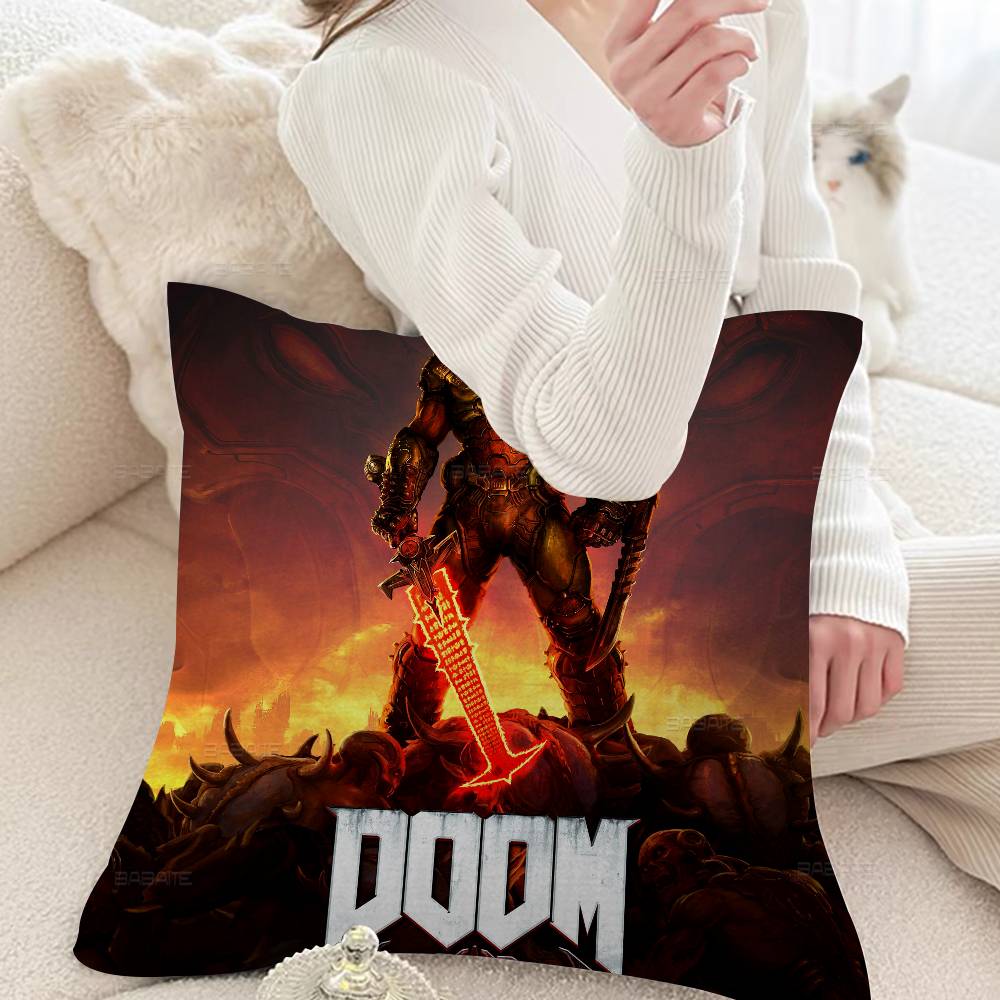 Популярные игры D-Dooms Eternals Подушка Подарок Домашний Офис Декор Спальня Диван Автомобильная Подушка Чехол 45x45