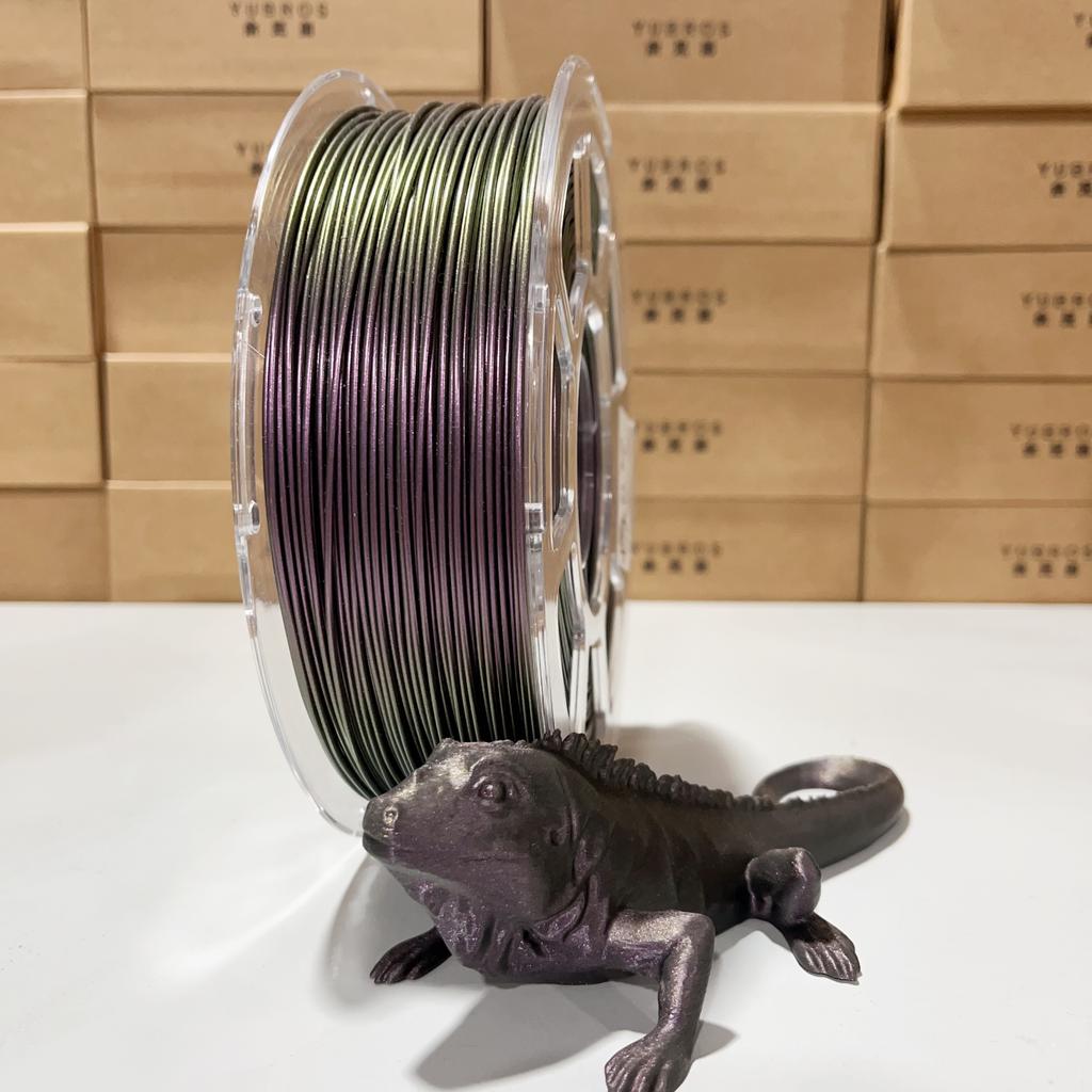 PLA Chameleon Aurora Color Shift 3D Printer Consumable Plastic 1.75mm 1kg Spool Roll PLA Filament