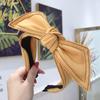 Женская повседневная повязка на голову с ленточным швом (желтый) Hairband