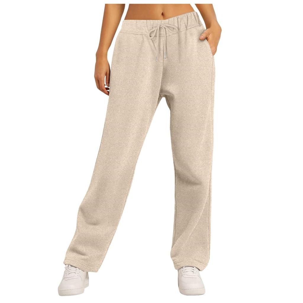 Women's High Waisted Wide Leg Sweatpants Casual Yoga Jogger Pants
