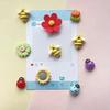 10Pcs Cartoon Animal Flower Refrigerator Magnet Home Office Kitchen Locker Fridge Magnetic 3D Bee Ladybird Tulip Sunflower Decoration Ornament
