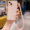 Длинный и короткий прозрачный мягкий чехол для телефона с веревкой для iPhone 15 Pro Max 14 13 12 11, противоударный тонкий прозрачный чехол из ТПУ на ремешке, чехлы
