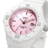 Casio Аналоговые часы CASIO LRW-200H-4E3V женские детские дешевые Casio глянцевый белый x розовый металлик зарубежная модель