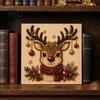 Holiday Diamond Art Beads Painting DIY Christmas Faux Pearl Kit, Craft for Sets Adults Adults, Beginners, Cute Santa Tree Elk Gem Bead Wall Home Decor
