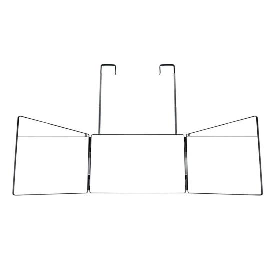 Mirror Realistic Reflection Easy To Store ABS 360-degree Tri-fold Mirror for Gift