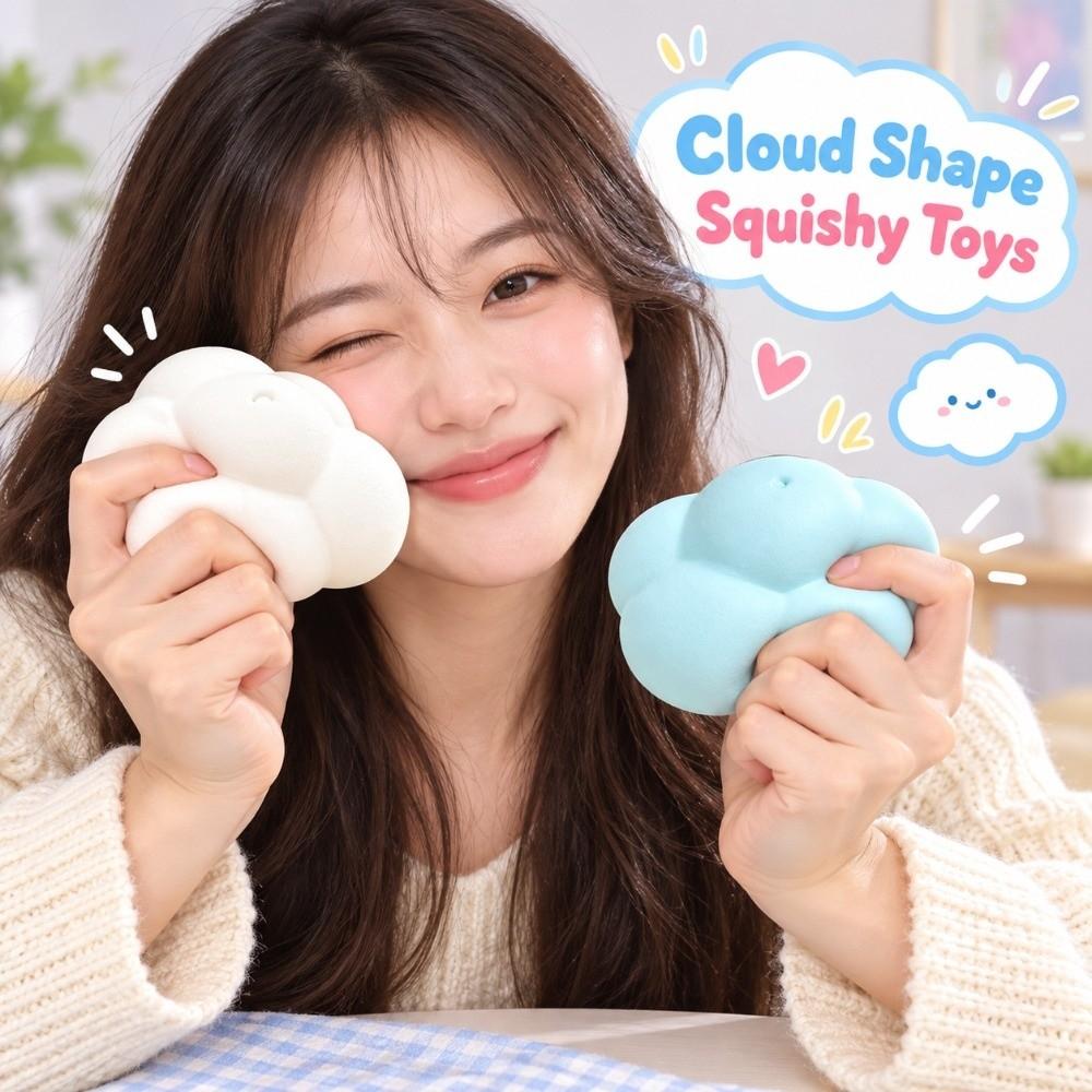 Super Soft Cloud Shape Squishy Toys Slow Rebound Slow Rising Toys Cloud Squeeze Toys Holiday Gifts