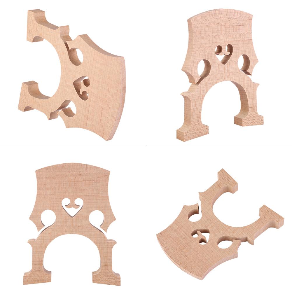 Maple Wood Cello Bridge Replacement Parts Instrument Accessory for 1 4 Cellos