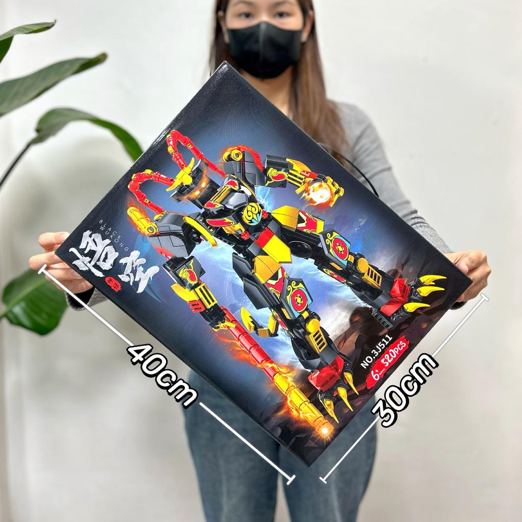 Мальчик Блочный Конструктор Совместимый Конструктор Цитянь Святой Укун Меха Конструктор Украшение Развивающая Игрушка