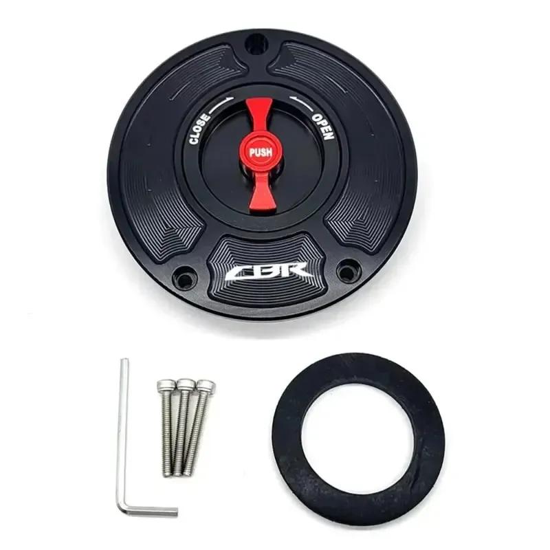 CNC Aluminum Keyless For Honda CBR 600 F4 F3 F2 1991-2008 Motorcycle Accessories Fuel Gas Tank Cap Cover