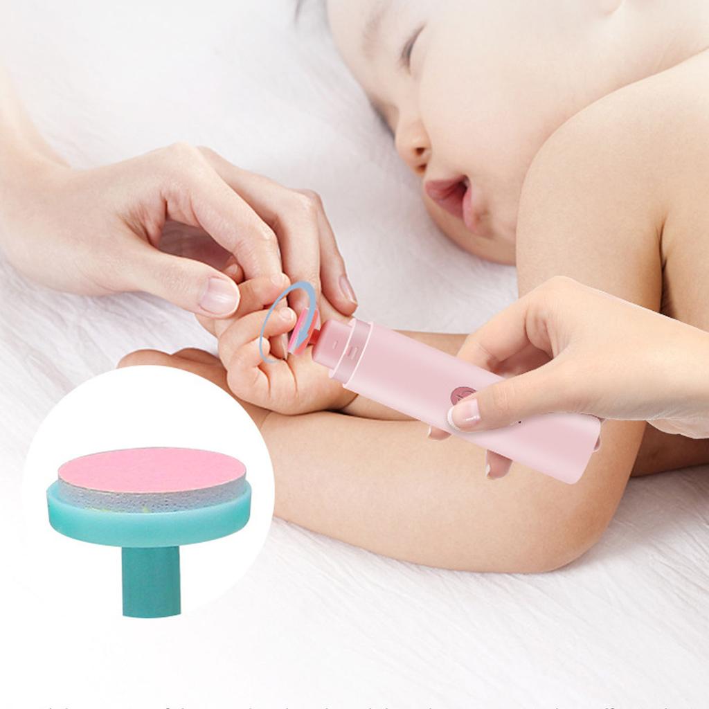 Electric Infant Nail Clipper Safe Simple Portable Low Noise Infant Nail Trimmer for Toddler Kids