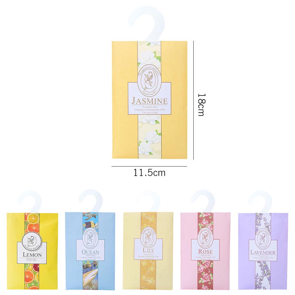 Hanging Scented Wardrobe Clothes Freshner Fragrant Sachet Home Car Fragrance Bag
