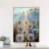Cross Stitch Diamond Embroidery Dandelion Full Round Drill Diy 5D Diamond Painting Rhinestones