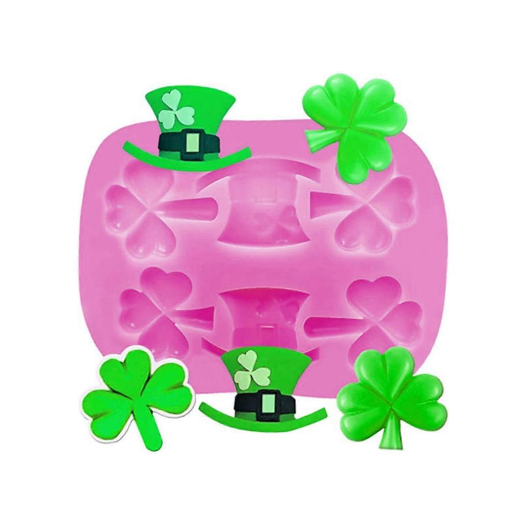 2Pcs Three-leaf Flower Hat Three-leaf Flower Hat Silicone Mold Chocolate Candy Mold Diy Dessert Mold Cupcake Baking Tool Multicolor less