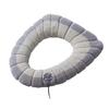 Toilet Seat Cover Mat Soft Velvet Fabric Universal Bathroom Toilet Seat Cover Washable Closestool Warmer Accessories