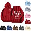 Women's Casual Fashion Outfit Sweatsuit  Printed Long Sleeved  Casual Hooded Sweatshirt