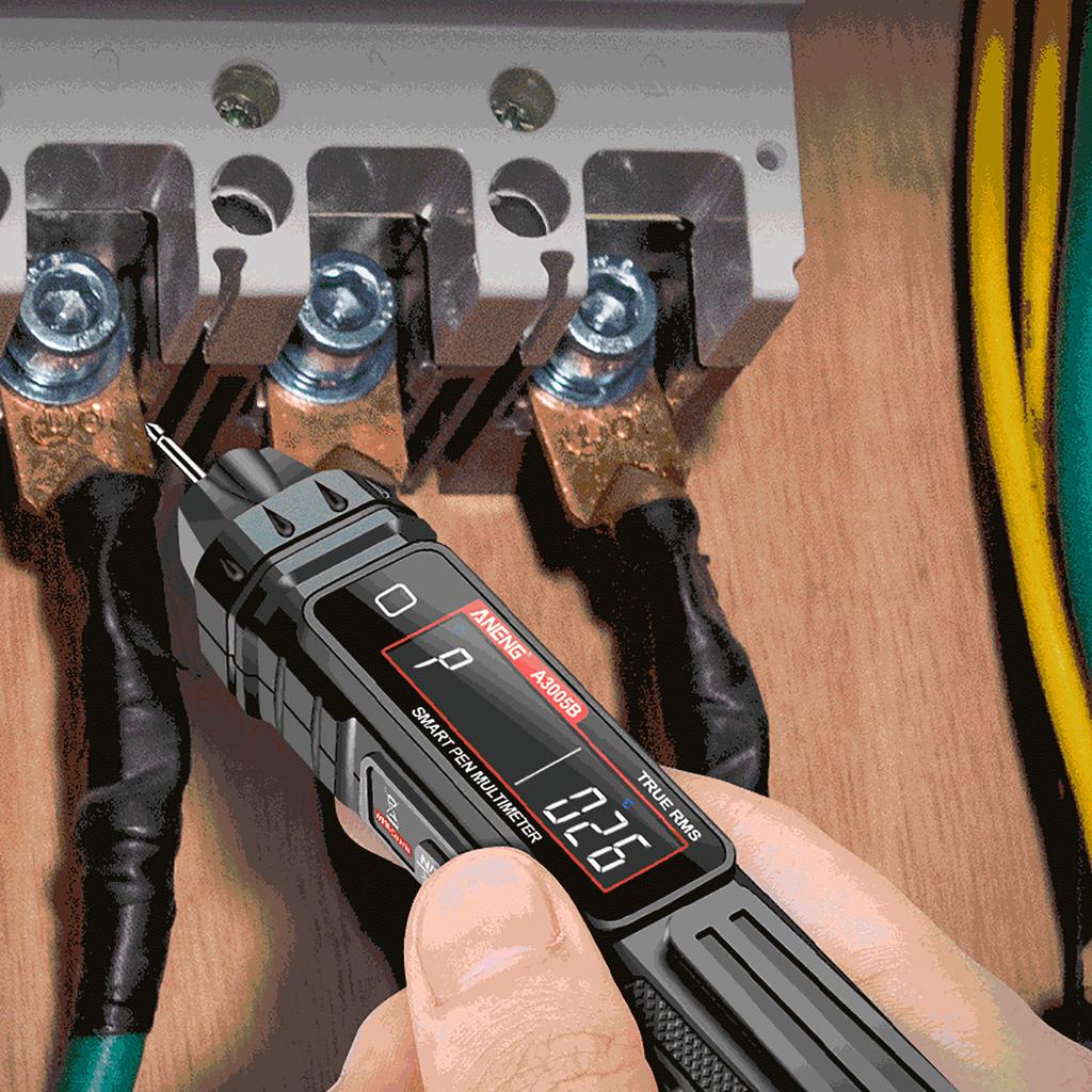 ANENG A3005AB Цифровой интеллектуальный профессиональный мультиметр Сенсор Ручка Тестер последовательности фаз переменного тока