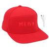 Pure Color LED Display Cap Cell Phone Editable Bluetooth Led Message Smart Hat for Halloween Red