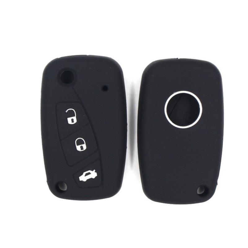 Экологичный силиконовый чехол для пульта дистанционного управления Fiat: ударопрочный, устойчивый к падениям чехол для автомобильных ключей. Популярный товар!