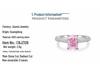 S925 Sterling Silver Pink Radiant Cut Flower Ring for Women - Cute, Sweet, INS Style.