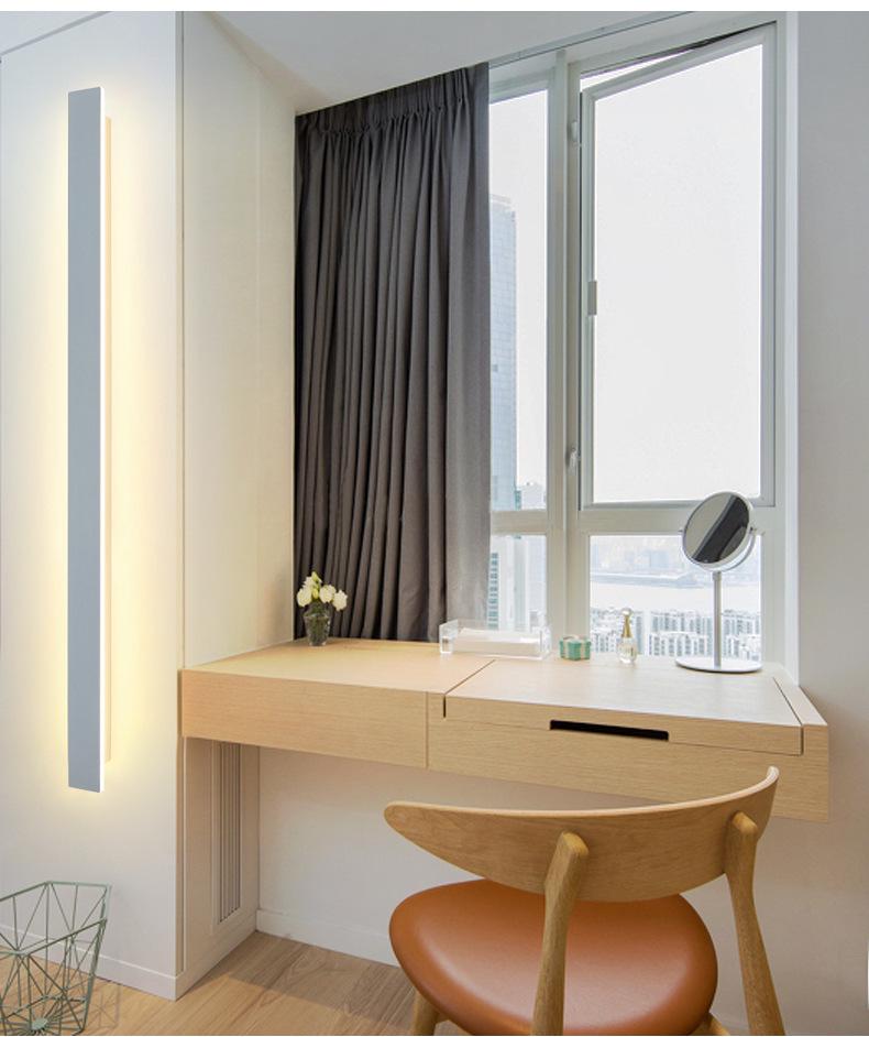 Surface-Mounted LED Wall Lamp: Sleek Bedroom & Living Room Decor