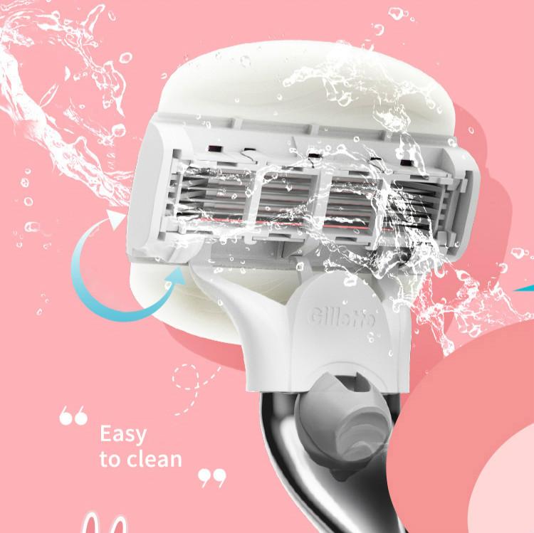 Gillette Venus Lady Бритва для удаления волос Бритвенные лезвия ComfortGlide со смазочным мылом Эпилятор Бикини для бритья под мышками Без подставки