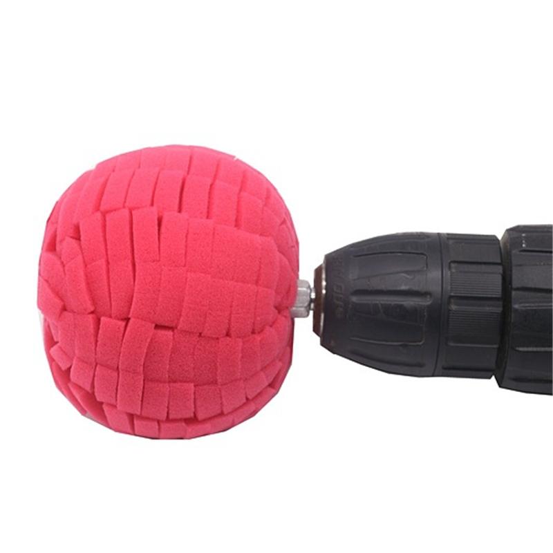 80 мм Сверло Полировальные Губки Пады Полировальный Конус Губка Шар Полировальный Набор Для Автомобильных Колесных Дисков Пад Уход За Ступицей Электроинструменты