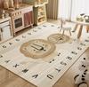 Cartoon Children's Carpet Study Toy Reading Area Crawling Mat Bedroom Play Non-Slip Crystal Velvet Large Size Carpet