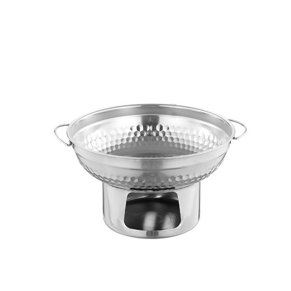 Fast Heating Thai Hot Pot Thickened Double Ears Hot Pot Stainless Steel Hot Pot Hiking Trip