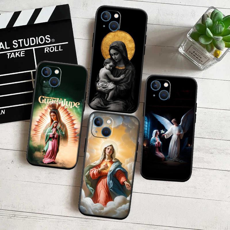 Virgen Maria Phone Case for Samsung Galaxy A11 A12 A13 A15 A52S A53 A55 A56 A70 A71 A72 A73 F06 F16 F56 S10 Plus S10e
