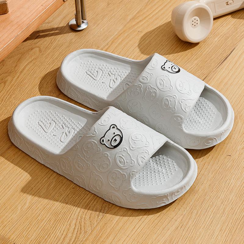 Cute EVA Non-Slip Indoor Slippers for Couples - Summer Sandals for Men & Women