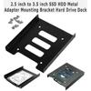 Hard Drive Tray Metal 2.5" To 3.5" SSD Hard Drive Metal Mounting Adapter Bracket