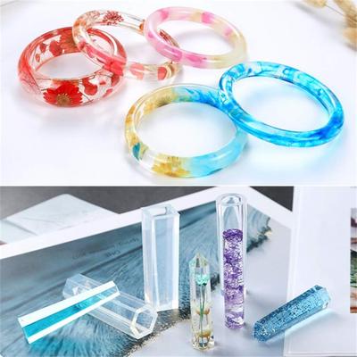 10 шт DIY браслет ювелирные изделия литья формы силиконовые смолы ювелирные формы набор для смолы эпоксидной смолы