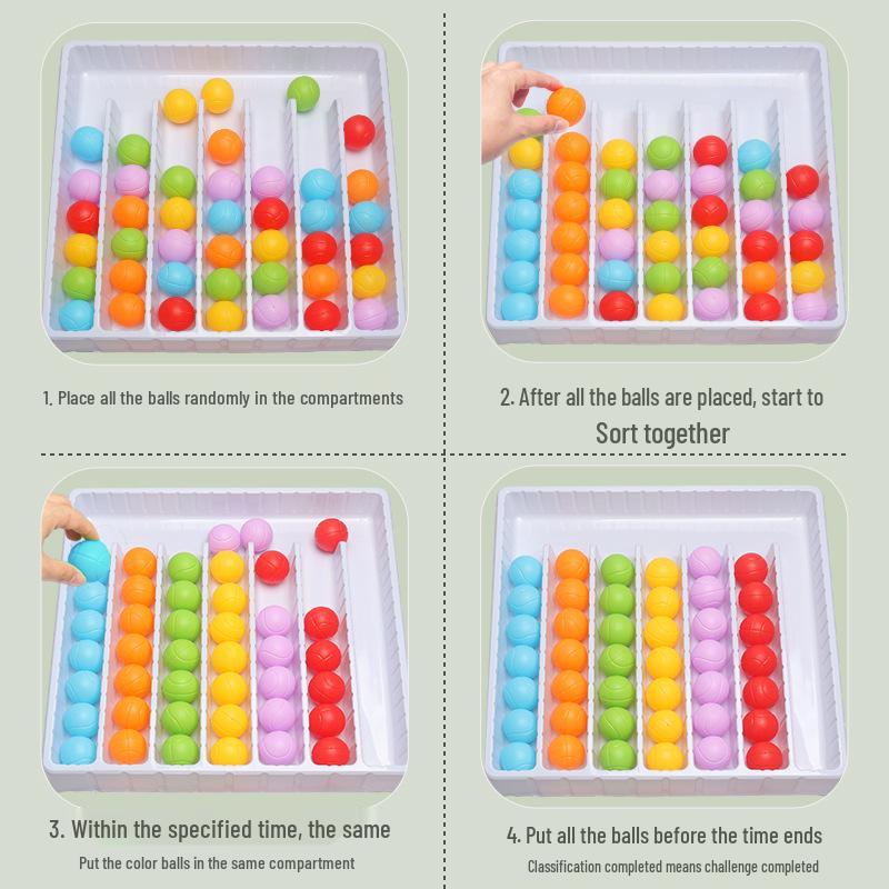 Цветной шар познавательная игра: Развивающая игрушка для детей 3-6 лет