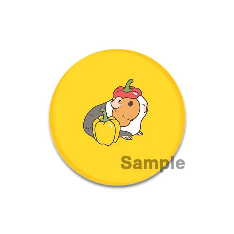 32/44/58 мм Милые Картофельные Морские Свинки Улитки Мультфильм Булавки Клоун Портрет Эмалевые Броши для Рюкзака Декоративные Металлические Значки Из Сплава Подарочные