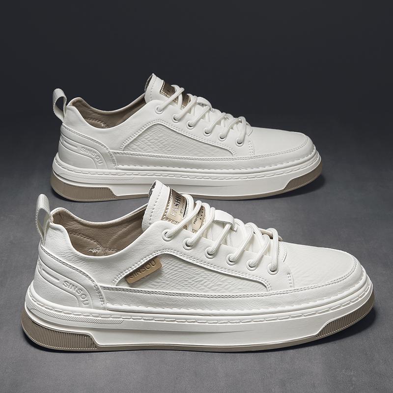 Men's shoes 2025 new explosion summer breathable deodorant mesh hollow mesh small white board shoes men's sports and leisure network