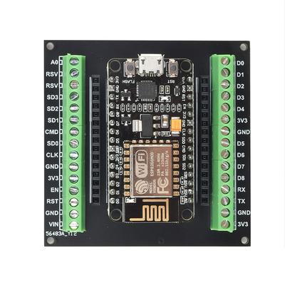 Плата расширения ESP8266 Совместимая с NODEMCU V2 Плата расширения GPIO Nodemcu Lua V2 ESP-12E CP2102 WIFI Плата разработки