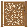Garden Gate 100 x 100 cm Weathering Steel Flame Design