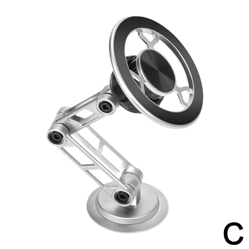 Magnetic Car Phone Holder 360Degree Rotating Metal Bracket Foldable With Ventilated Magnet GPS Stand Cars Accessories For Phones