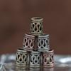 Полые цилиндрические латунные бусины для ножа, сделай сам, EDC, для улицы, подвеска для паракордового шнурка, шармы для фонарика, аксессуары для зонта
