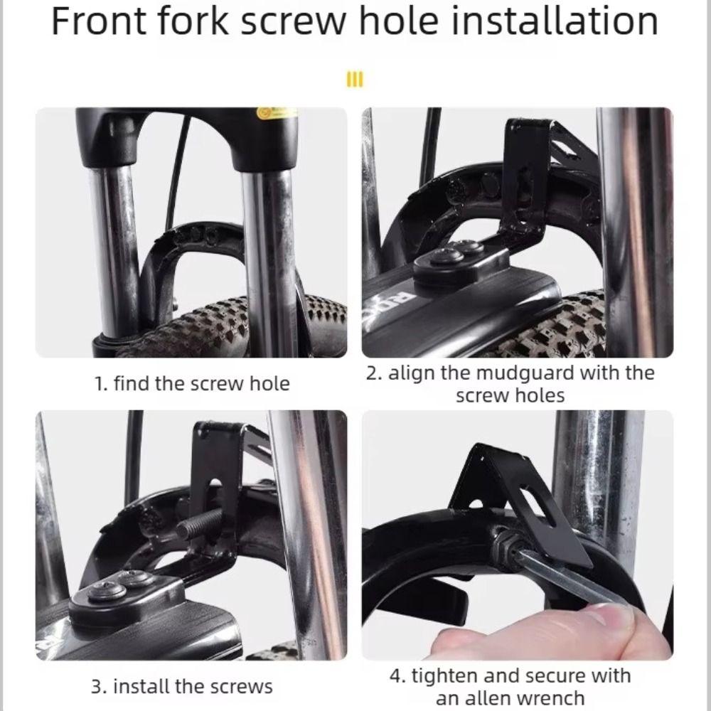 Retractable Design Folding Mud Fender Waterproof Material Retractable Mudguard Road Cycling