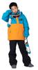 [Onyon] Ski Wear RES77500 Kids Snowsuit T.BLU X BLK 130