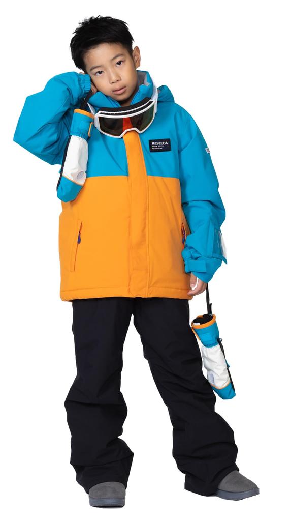 [Onyon] Ski Wear RES77500 Kids Snowsuit T.BLU X BLK 130