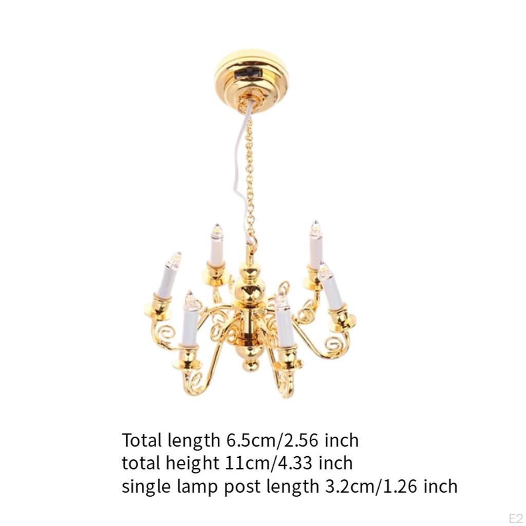 ,1:12 масштаб кукольный домик светильник светильник, подарок мебель игрушка дом имитация лампа модель куклы